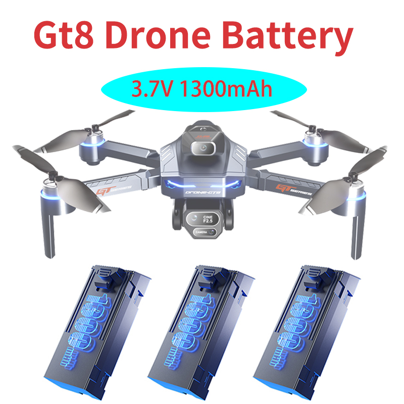 Drone Battery Li-Ion - Original 3.7v 1300mah gt8 zangão bateria