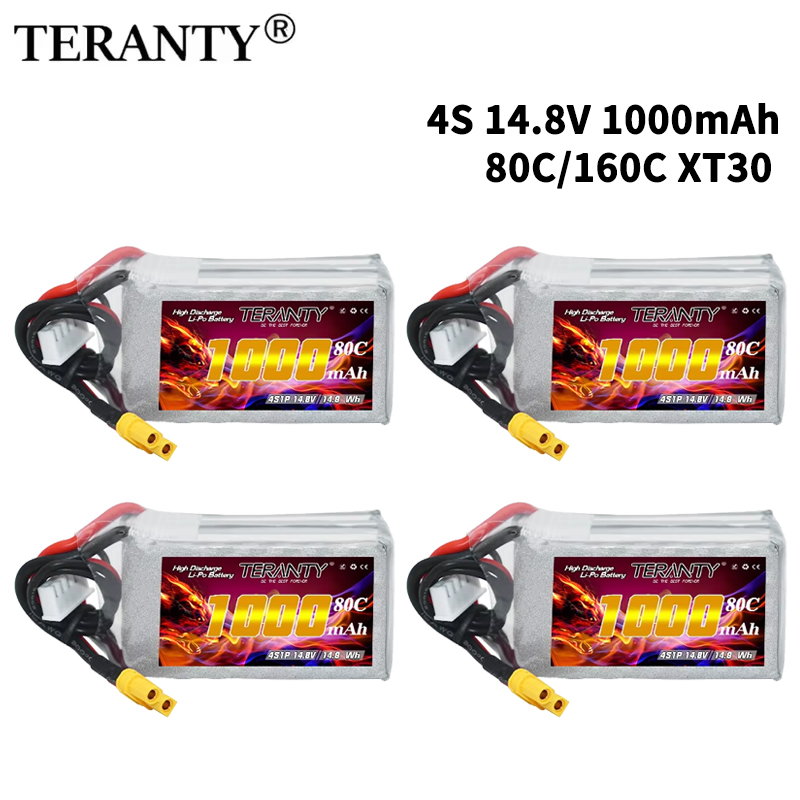 Drone Battery Plate - Bateria Lipo TERANTY 4S 1000mAh 14.8V