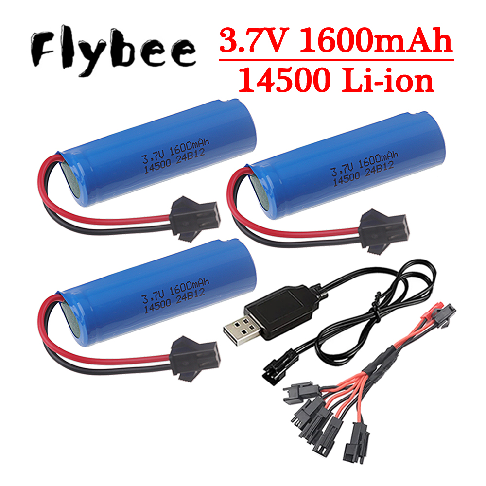 Drone Battery Li-Ion - Bateria lipo original 3.7v 14500 1600mah