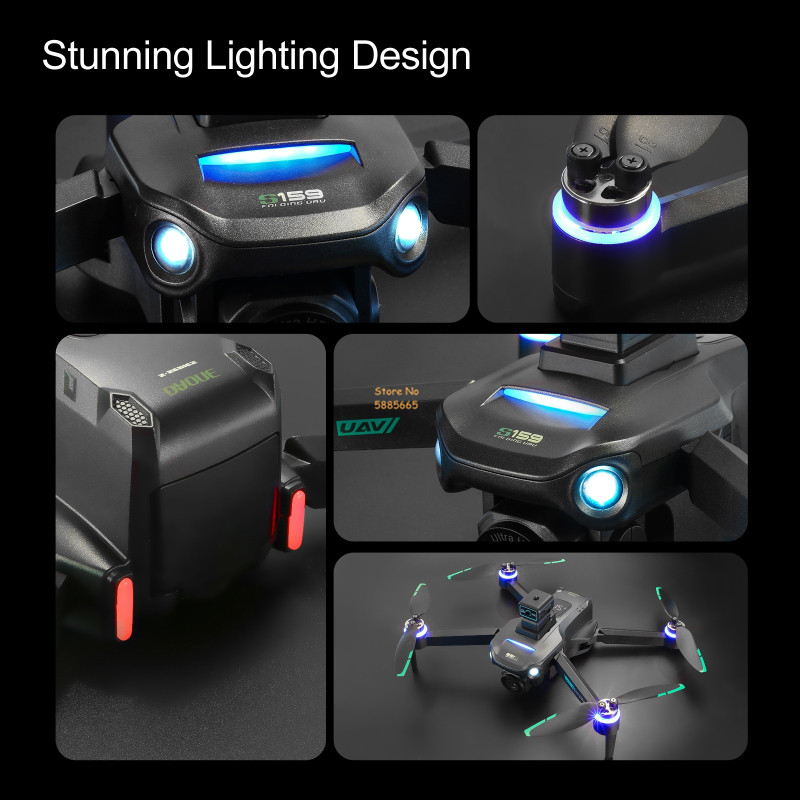 8k câmera dupla 5g wifi fpv co - Drone Battery Case avaliação e preço