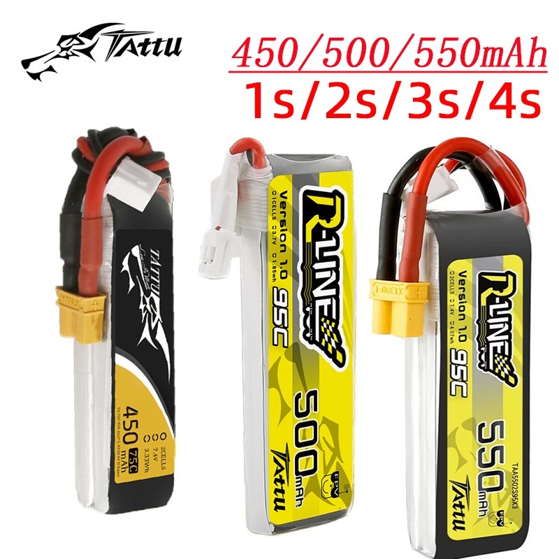 3 pçs nova tattu 450/500/550ma - Drone Battery Plate avaliação e preço